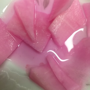大根 漬物 ピンク 変色 大根 漬物 ピンク 変色